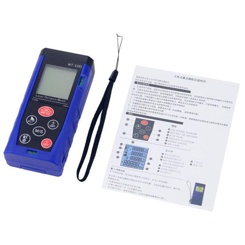 100M/80M/60M/40M New Handheld Rangefinder Laser Distance Meter Digital Laser Range Finder Laser Tape Measure Tester