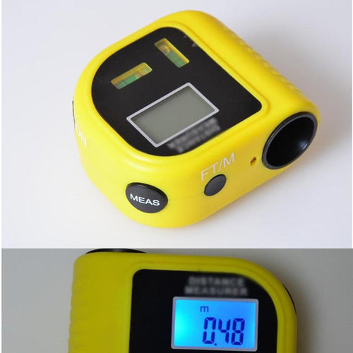 1 pcs Mini distance meter CP3010 infrared laser ultrasonic range finder laser distance meter LED laser pointer register shipping