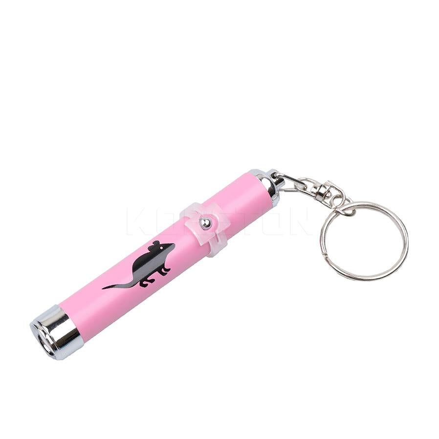 1pcs Aluminum animation mouse laser pointer pen LED Laser Pointer light Pen Pet Cat Dog Toys