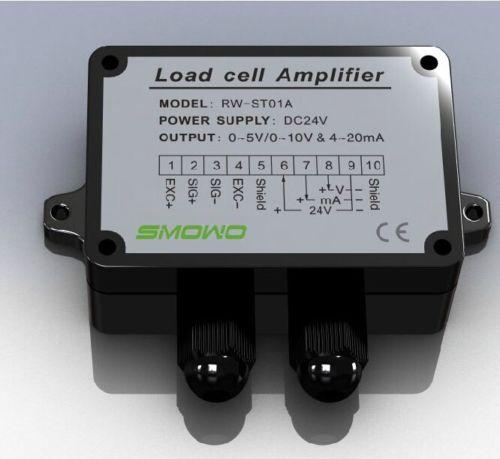 0-5V/10V 4-20mA Load Cell sensor Amplifier Transmitter strain gauge transducer free