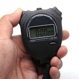 1pc New Timing Machine Pro Sports Digital LCD Stopwatch Counter Timer Chronograph Watch Alarm