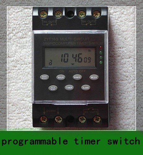 16G-3a multi channel automatic program/programmable timer switch 220V