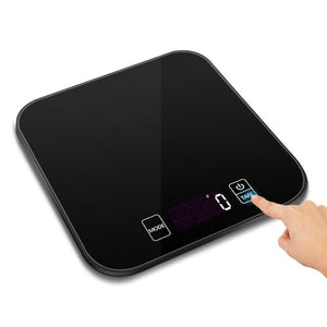 15kg 1g C1 Kitchen Scales LCD Display Accurate Digital Toughened Glass Electronic Cooking Food Weighing Precision HT917